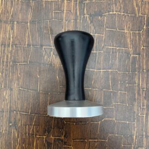 Coffee Tamper with Black Wood Handle - 58mm