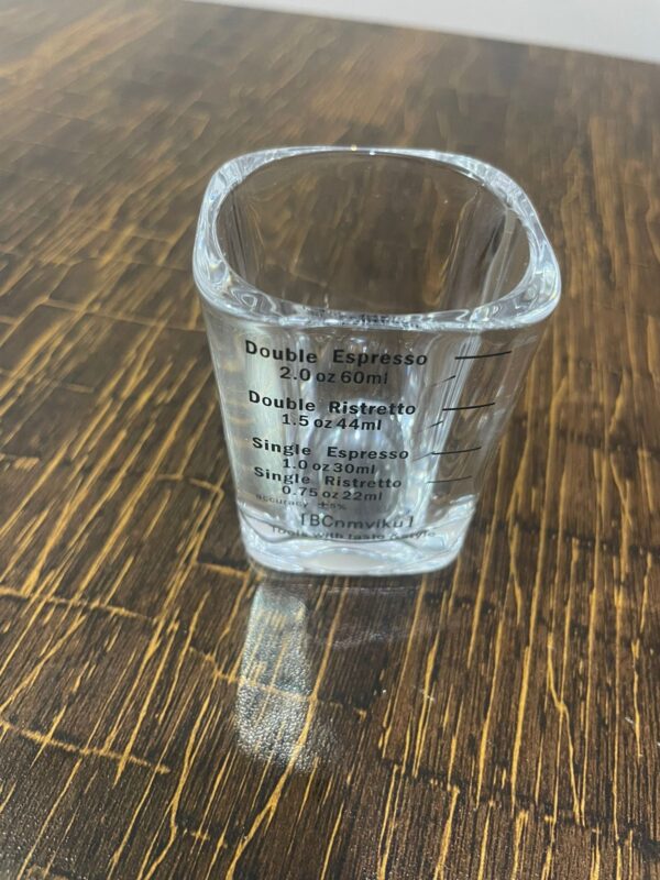 Glasses Square Shot Cup with Scale