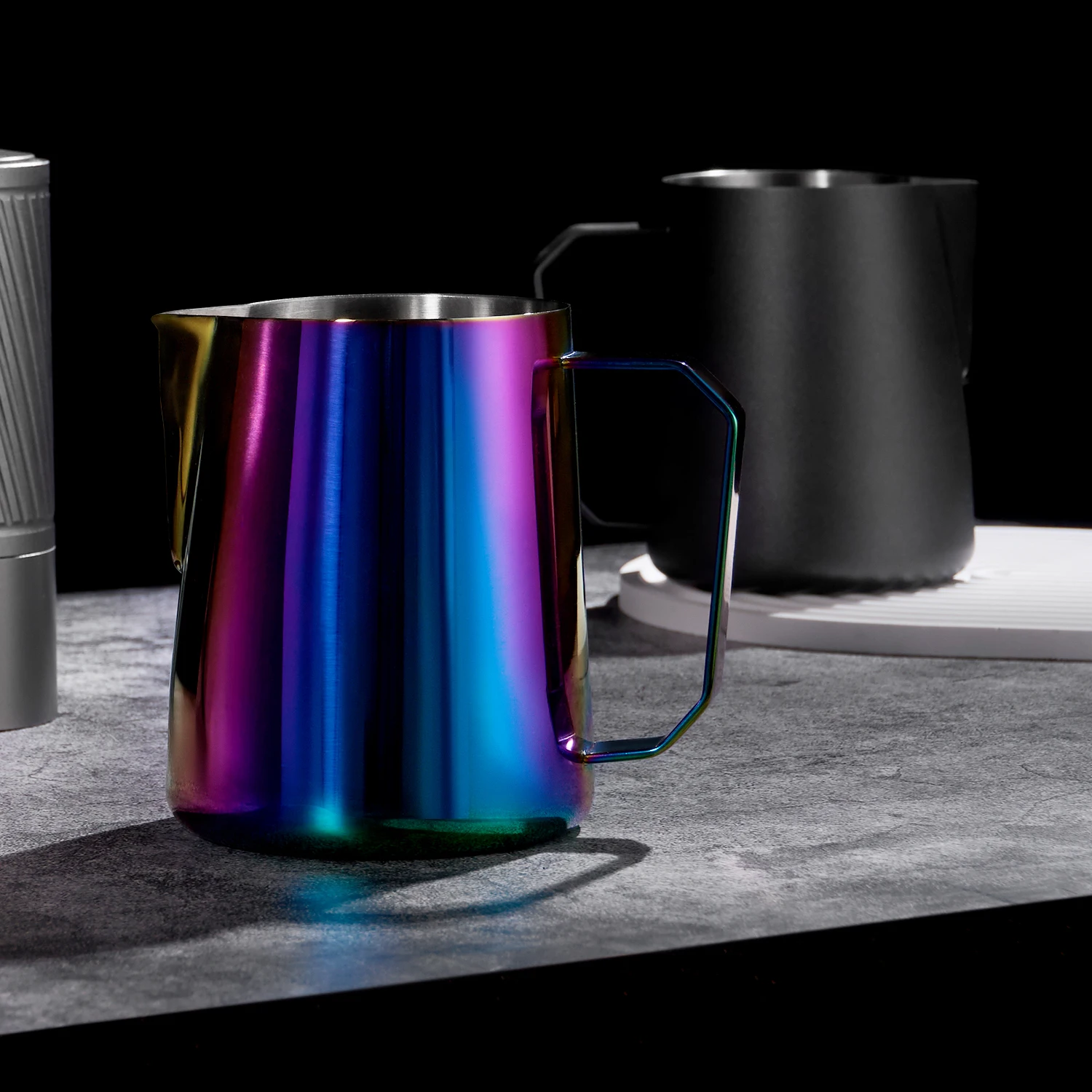 Milk Frothing Pitcher 350ml – Stainless Steel (Colours)